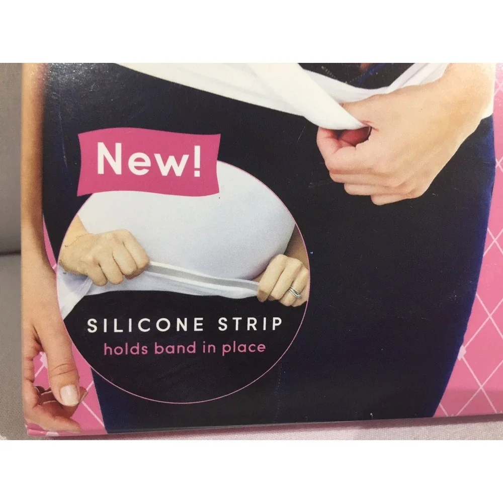 NIP BeMaternity Ingrid Isabel BEBAND‎ Extra Length & Silicone Strip White S / M